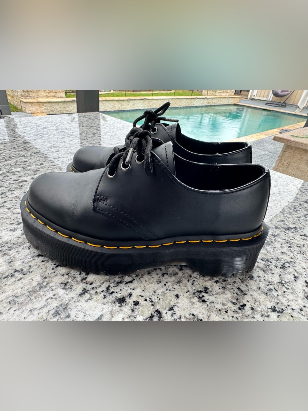 Dr. Martens 1461 Quad II Women's Leather US Size 7 Men’s Size 6 Black